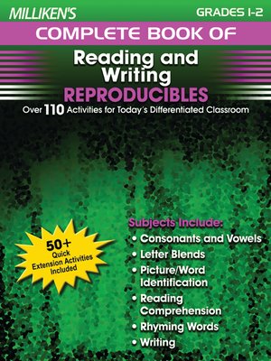 cover image of Milliken's Complete Book of Reading and Writing Reproducibles - Grades 1-2